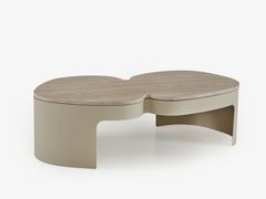 Tavolino con piano in travertino&nbsp;PUKKA - CINNA