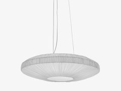 Lampada a sospensione a LED in cotone&nbsp;RUFLETTE - CINNA