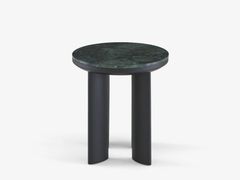 Tavolino rotondo alto con piano in marmo&nbsp;SARAGOSSE - CINNA