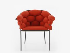 Sedia da giardino in tessuto con braccioli&nbsp;SERPENTINE - CINNA