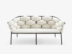 Divano da giardino in tessuto a 2 posti&nbsp;SERPENTINE - CINNA