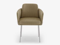 Sedia imbottita in tessuto con braccioli&nbsp;TADAO - CINNA