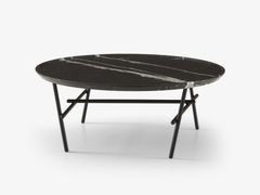 Tavolino rotondo basso in marmo&nbsp;YURAGI - CINNA