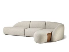 Divano modulare in tessuto con penisola&nbsp;BELUGA BELT - COLECCI�N ALEXANDRA