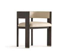 Sedia con seduta imbottita in pelle &nbsp;JUDE - COLECCI�N ALEXANDRA