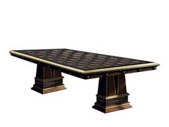 Tavolo rettangolare in legno&nbsp;LAURA-DARIA - COLECCI�N ALEXANDRA