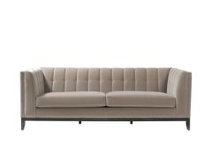 Divano in tessuto scamosciato a 4 posti&nbsp;POITIERS - COLECCI�N ALEXANDRA