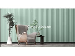 Pannello acustico in PET a parete&nbsp;4D WAVE WASHED SAND - SHANGHAI COLORBO LNDUSTRIAL DEVELOPMENT CO.