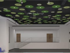 Pannello acustico in PET a soffitto&nbsp;FLAT SUSPENSION - GEAR - SHANGHAI COLORBO LNDUSTRIAL DEVELOPMENT CO.