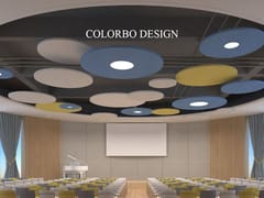 Pannello acustico in PET a soffitto&nbsp;FLAT SUSPENSION - ROUND - SHANGHAI COLORBO LNDUSTRIAL DEVELOPMENT CO.