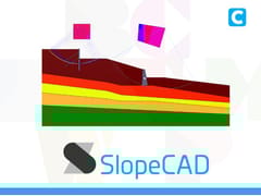 Software di analisi della stabilit� dei pendii&nbsp;SlopeCAD - CONCRETE