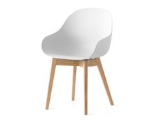 Sedia in polipropilene con gambe in legno&nbsp;ACADEMY - CALLIGARIS