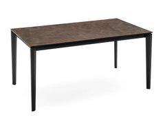 Tavolo allungabile in nobilitato con base in metallo&nbsp;PENTAGON - CALLIGARIS
