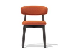Sedia imbottita in tessuto con base in legno&nbsp;TALKS - CALLIGARIS