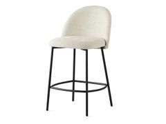 Sgabello alto in tessuto con schienale&nbsp;TUKA MID - CALLIGARIS