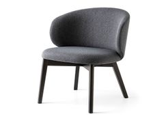 Poltroncina in tessuto con gambe in faggio&nbsp;TUKA - CALLIGARIS
