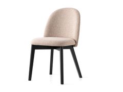 Sedia imbottita in tessuto con gambe in faggio&nbsp;TUKA - CALLIGARIS