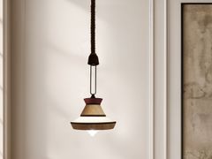 Lampada a sospensione a LED in tessuto&nbsp;CALYPSO MARTINIQUE - CONTARDI LIGHTING