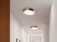 Lampada da soffitto a LED dimmerabile in ottone&nbsp;DISCUS - CONTARDI LIGHTING