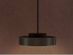 Lampada a sospensione a LED dimmerabile in ottone&nbsp;DISCUS - CONTARDI LIGHTING