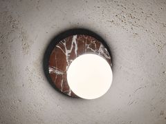 Lampada da parete in marmo e vetro opale&nbsp;EMMA - CONTARDI LIGHTING