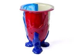 Vaso rotondo fatto a mano in resina&nbsp;AMAZONIA - CORSI DESIGN FACTORY