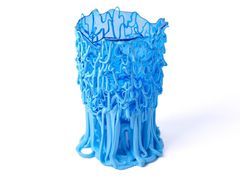 Vaso rotondo fatto a mano in resina&nbsp;MEDUSA - CORSI DESIGN FACTORY