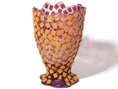 Vaso rotondo in resina&nbsp;ROCK M - CORSI DESIGN FACTORY