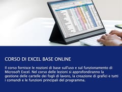 Corso online Excel Corso online Excel – livello base - UNIPRO