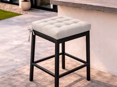 Cuscino in tessuto per esterni&nbsp;BAR STOOL SEAT TUFTED CUSHION - BAYPORT INTERNATIONAL