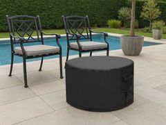 Telo di protezione per pouf rotondi&nbsp;CUSTOM ROUND OTTOMAN COVERS - BAYPORT INTERNATIONAL