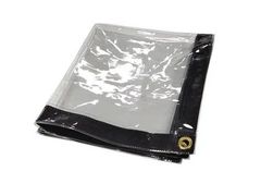 Telo di protezione ignifugo in vinile&nbsp;FIRE RETARDANT CLEAR VINYL TARP - BAYPORT INTERNATIONAL