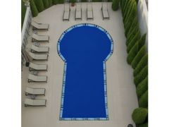 Copertura per piscina invernale&nbsp;KEYHOLE WINTER POOL COVER - BAYPORT INTERNATIONAL