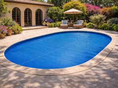 Copertura per piscina&nbsp;OVAL SOLAR POOL COVER - BAYPORT INTERNATIONAL