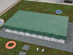 Copertura per piscina fuori terra&nbsp;RECTANGULAR POOL COVERS - ABOVE GROUND - BAYPORT INTERNATIONAL
