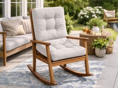 Cuscino in tessuto per esterni&nbsp;ROCKING CHAIR SEAT & BACK TUFTED CUSHION - BAYPORT INTERNATIONAL