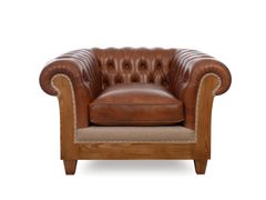 Poltrona capitonn� in pelle con braccioli&nbsp;CHESTERFIELD LOOR ESSENCE - CREARTE COLLECTIONS