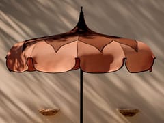 Ombrellone in stile orientale&nbsp;LOTUS PAGODA - CREMA OUTDOOR