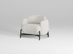 Poltrona in tessuto con braccioli&nbsp;PEBBLES - DASH CASA GROUP