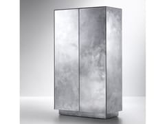 Credenza in acciaio inox con ante a battente&nbsp;MAREA - IRIDIUM EDITION - DE CASTELLI