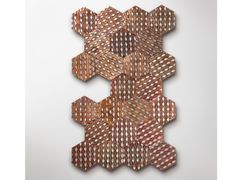 Oggetto decorativo da parete in acciaio inox&nbsp;ORDITA - FILIGRANA - DE CASTELLI