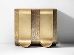 CONSOLLE RETTANGOLARE IN OTTONE&nbsp;VAULT - DE CASTELLI