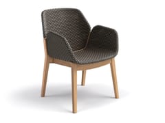 Sedia da giardino in fibra sintetica con braccioli&nbsp;CALADIO - DEDON