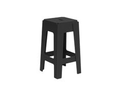 Sgabello da cucina in plastica riciclata senza schienale&nbsp;BUTTER - DESIGN BY THEM