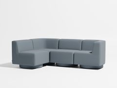 Divano modulare angolare in tessuto a 4 posti&nbsp;CONFETTI - DESIGN BY THEM
