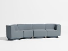 Divano modulare curvo in tessuto a 4 posti&nbsp;CONFETTI - DESIGN BY THEM