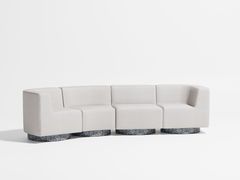 Divano modulare curvo in tessuto a 4 posti&nbsp;CONFETTI - DESIGN BY THEM