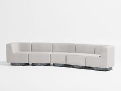 Divano modulare curvo in tessuto a 5 posti&nbsp;CONFETTI - DESIGN BY THEM