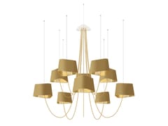 Lampadario a LED in tessuto&nbsp;NUAGE 10 GRAND - DESIGNHEURE