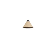 Lampada a sospensione a LED in rafia&nbsp;PARIS-HANO� PETIT - DESIGNHEURE